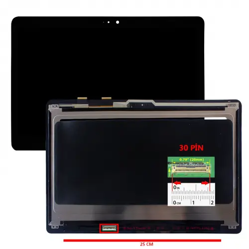 Asus ZenBook UX360UA Serisi Lcd Ekran - Dokunmatik Touch Set