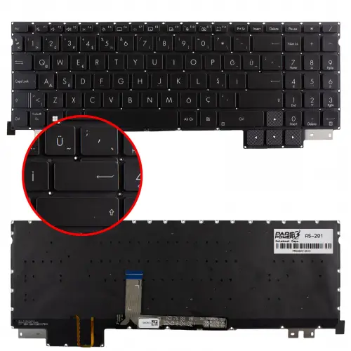 Asus ProArt Studiobook Pro 16 OLED W5600 Serisi Klavye Işıklı (Siyah TR)