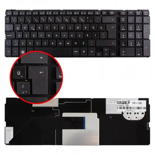 Hp ProBook 4720S Notebook Klavye (Siyah TR)