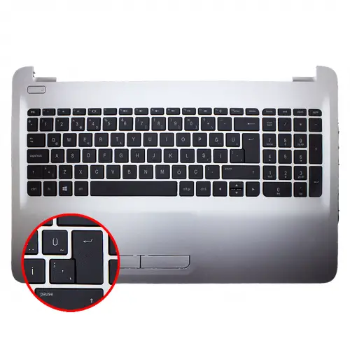 HP-123 Üst Kasalı Klavye (Siyah TR)