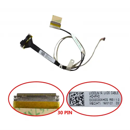 Asus ZenBook UX303UB-R4080T Lcd - Ekran Data Flex Kablosu