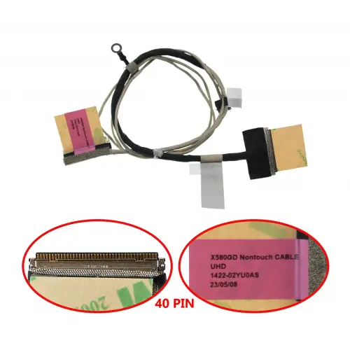 Asus N580GD, N580VD Lcd - Ekran Data Flex Kablosu