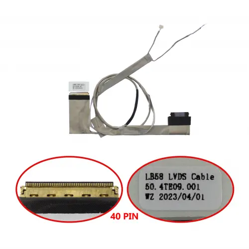 Lenovo 50.4TE09.014, 50.4TE09.031 Lcd - Ekran Data Flex Kablosu