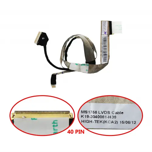 Msi MS1756 Lcd - Ekran Data Flex Kablo