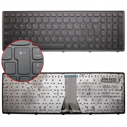Lenovo G500S, G505S, G510S, S500, S510P, Z510, Z510P Klavye (Siyah TR)