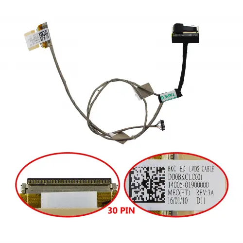 Asus VivoBook Flip TP301UJ-DW105T Lcd - Ekran Data Flex Kablosu