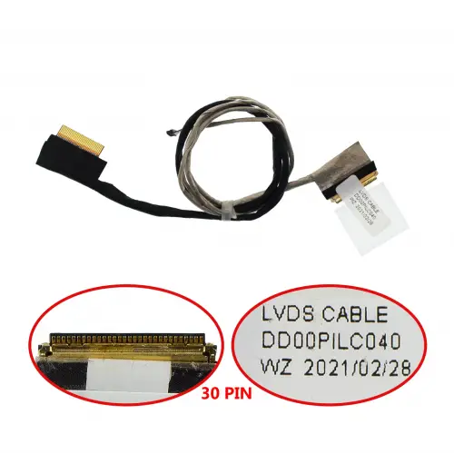 HP DD00P1LC040, 925342-001 Lcd - Ekran Data Flex Kablosu