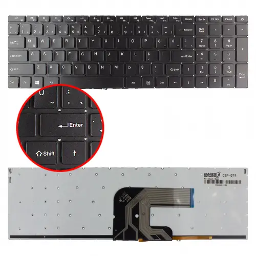 Hometech Alfa 150P Klavye Işıklı (Siyah TR)