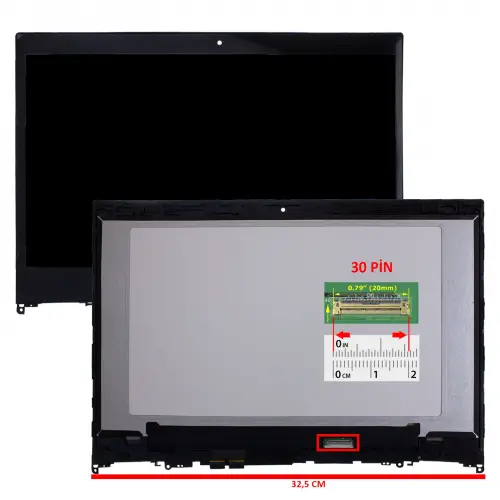 Lenovo Yoga 520-14IKB Type: 80X8, 81C8 Dokunmatik - Led Ekran Set