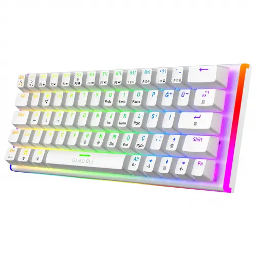 Caladria RGB Kablolu 11 Mod RGB TR Layout Double Shot Full Anti-Ghosting Mekanik Oyuncu Klavyesi