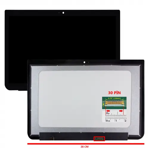 Toshiba Satellite S50T-A-117, S50T-A-118 Dokunmatik + Led Ekran Panel Set