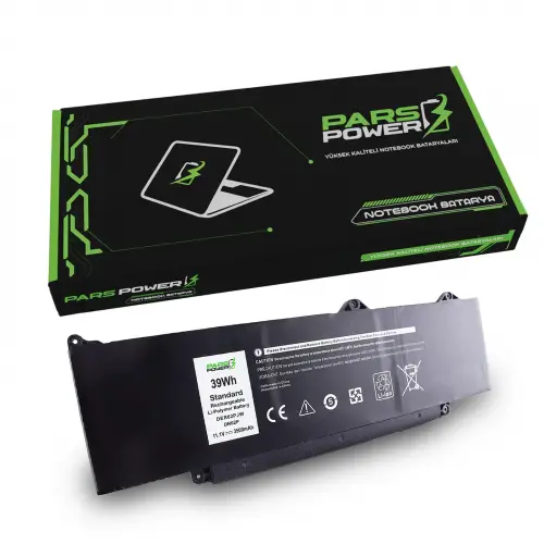 Dell Latitude P182G, P182G001 Batarya - Pil (Pars Power)