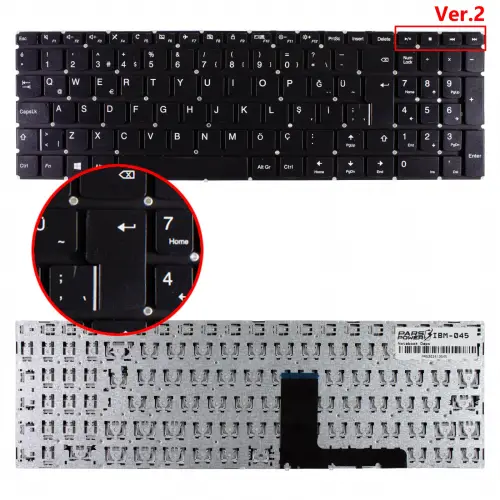 Lenovo IdeaPad 310-15IAP Notebook Klavye (Siyah TR)