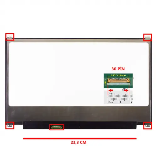 Asus ZenBook UX305 Lcd Led Ekran - Panel