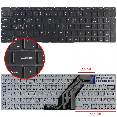 K687 Klavye (Siyah TR)