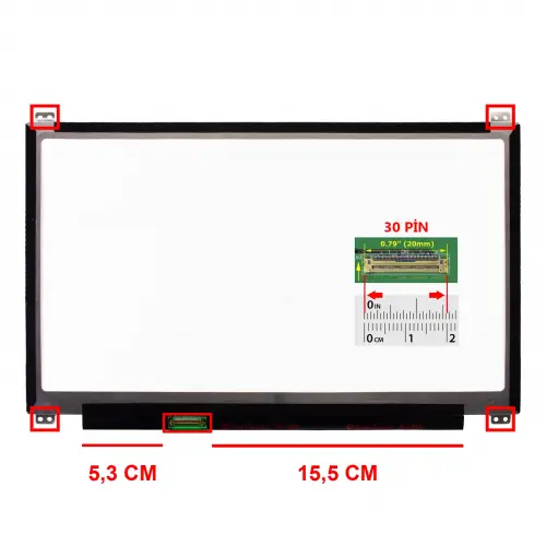 Samsung LTN133HL03-201 Lcd Led Ekran - Panel