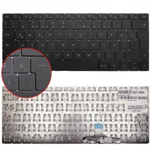 Huawei PFKPRUS21CD03219, APIAEH96U00010 Klavye (Siyah TR)