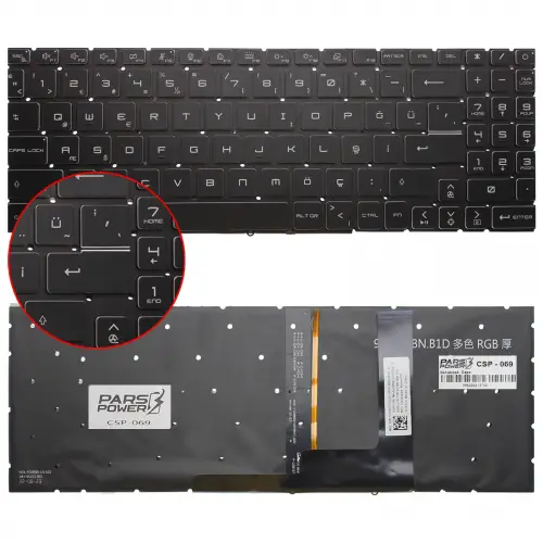 HP 9Z.NHQLN.401 Klavye Işıklı (Siyah TR)