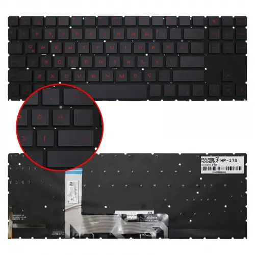 HP OMEN Transcend 16-u0005nt Klavye Işıklı (Siyah TR)
