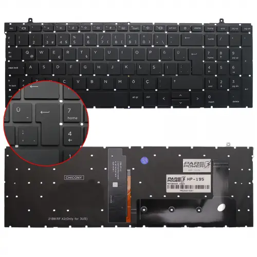 HP EliteBook 860 G9 HSN-I45C-6 Klavye Işıklı (Siyah TR)