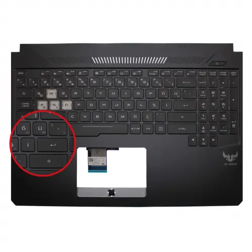 Asus TUF Gaming PX705GM-EW151T Klavye Işıklı Kasalı (Siyah TR)