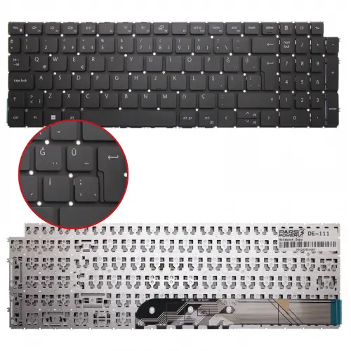 Dell Vostro 3510 N8004VN3510EMEA0_U Klavye (Siyah TR)