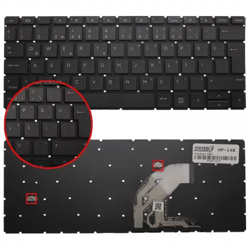 HP Probook HSN-Q14C Klavye (Siyah TR)