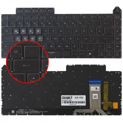 Asus ROG Strix Klavye Işıklı (Siyah TR)