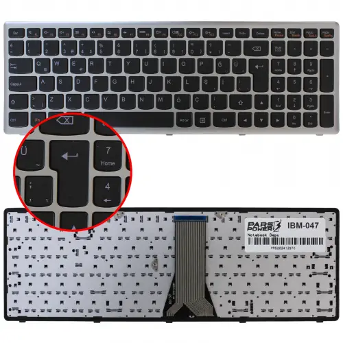 Lenovo G500S, G505S, G510S, S500, S510P, Z510, Z510P Klavye (Siyah TR)
