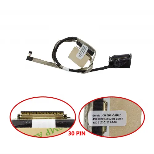 Dell G3 15 3590-FB30D128F81C Lcd - Ekran Data Flex Kablo