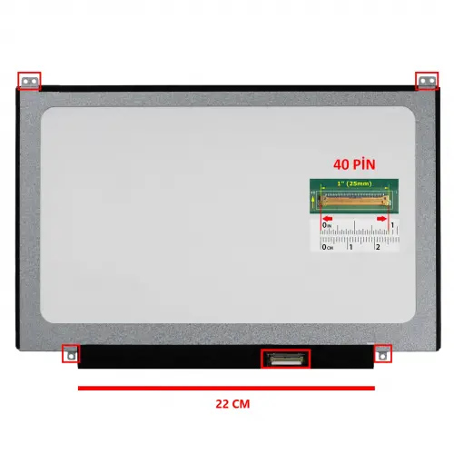 HW14WX107-8 Lcd Led Ekran - Panel