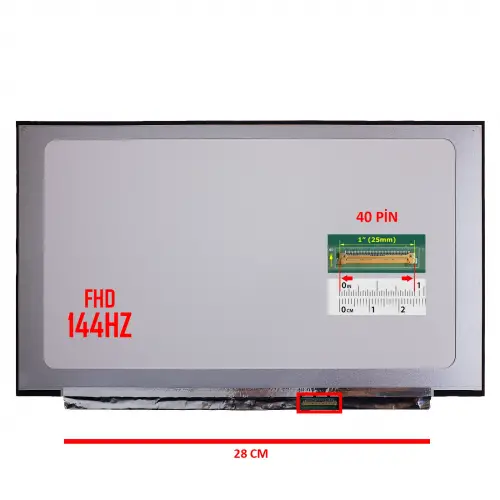 HP OMEN 16-XF Serisi TPN-C168 Lcd Led Ekran - Panel