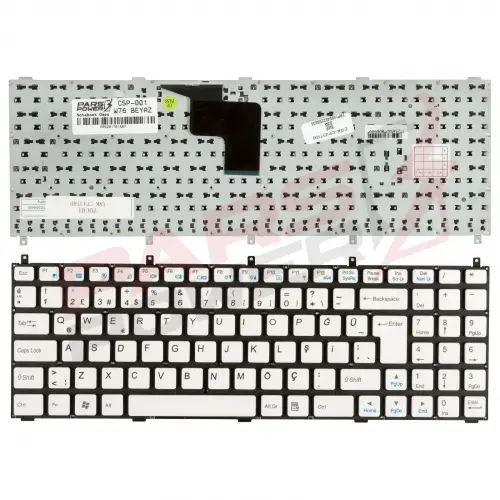 Exper W170HN Notebook Klavye (Beyaz TR)