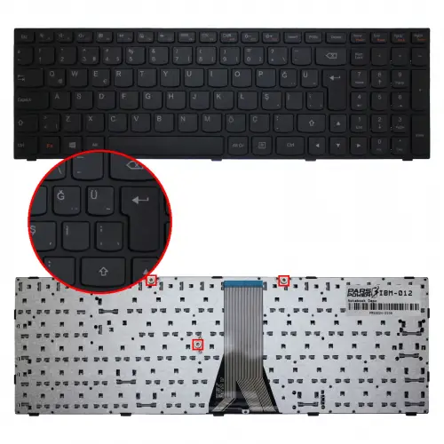 Lenovo IdeaPad Z546 Notebook Klavye (Siyah TR)