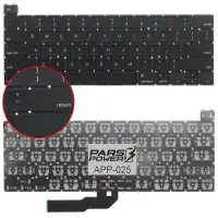 Apple MacBook Pro 13 A2251 EMC 3348 Klavye (Siyah İNG)