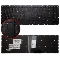 Acer Aspire E5-575-33BM, E5-575-36BC Notebook Klavye Işıklı (Siyah TR)