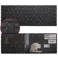 HP Probook 440 G6, 440 G7 Klavye Işıklı (Siyah TR)