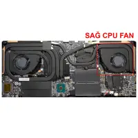 MSI Vector GP77 13VD Cpu Fan - İşlemci Fanı