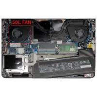 HP Zbook 15 G3, 15-G3 Gpu-Vga Fan - Ekran Kartı Fanı