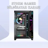 Gameagle Storm 7 Argb Fanlı Gamer Bilgisayar Kasası (Siyah)