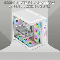 Gameagle Storm 7 Argb Fanlı Gamer Bilgisayar Kasası 850W 80+ Plus Bronz Powerlı (Beyaz)