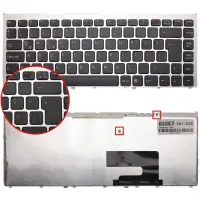 Sony Vaio VGN-FW5MTF, VGN-FW5ZRF, VGN-FW5ZTF Notebook Klavye (Siyah TR)