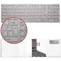 Toshiba Satellite C870-17U, C870-19X, C870-1DD Notebook Klavye (Beyaz TR)