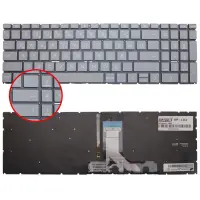 Hp 15-fc Klavye Işıklı (Füme TR)