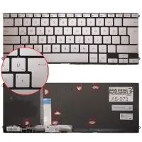 Asus UX490UA Serisi Notebook Klavye (Işıklı Gümüş TR)