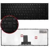 Sony Vaio VPCEB4X8E, VPCEB4Z0E, VPCEB4Z1E Notebook Klavye (Siyah TR)