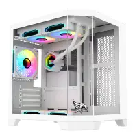 Gameagle Edge Compact 3 Argb Fanlı Oyuncu Pc Kasası 750W 80+ Plus Bronz Powerlı Sıvı Soğutmalı (Beyaz)
