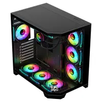 Gameagle Edge 7 Argb Fanlı Gamer Pc Kasası 850W 80+ Plus Bronz Modüler Powerlı (Siyah)