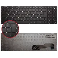 Asus X541S, X541SA, X541SC, X541U Notebook Klavye (Siyah TR)