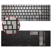 Asus R555JK, R555JM, R555JQ, R561V Notebook Klavye Işıklı (Gümüş TR)